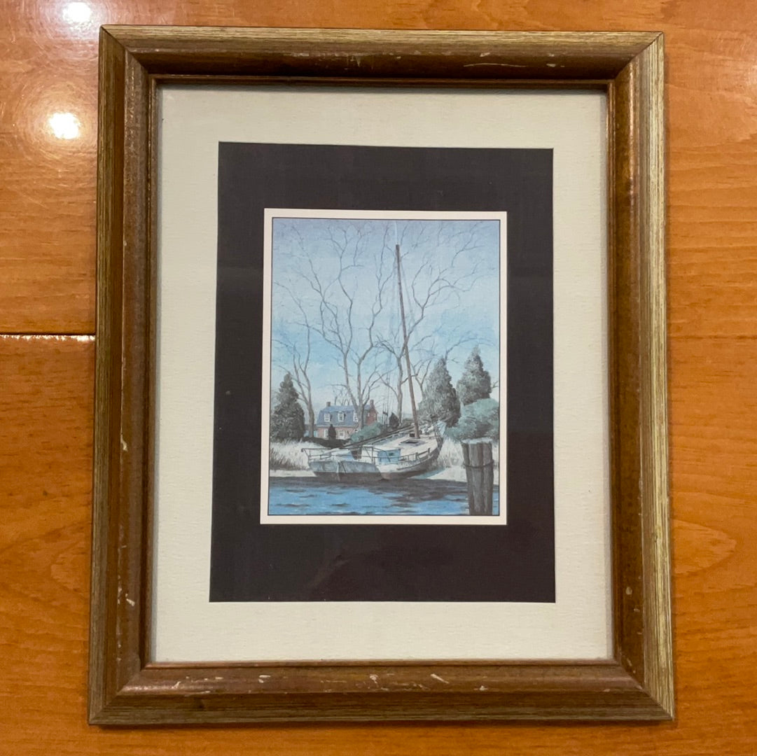 Vintage small painting