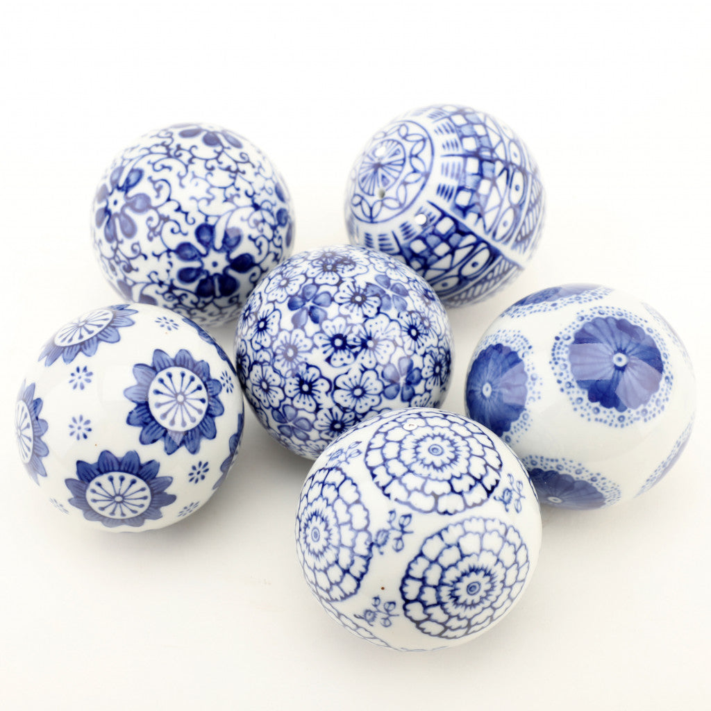 Blue & White Porcelain Balls