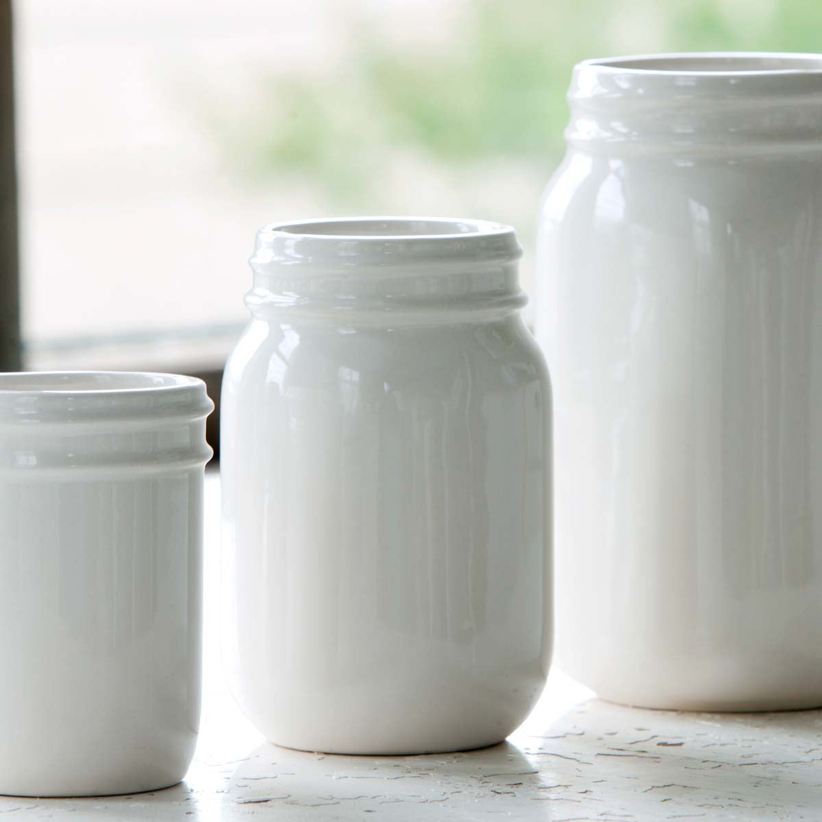 Creamware Pint Jar