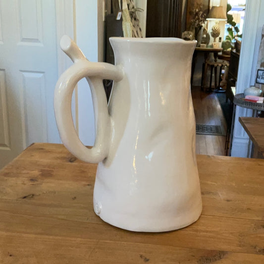 Montes Doggett Large White Pitcher