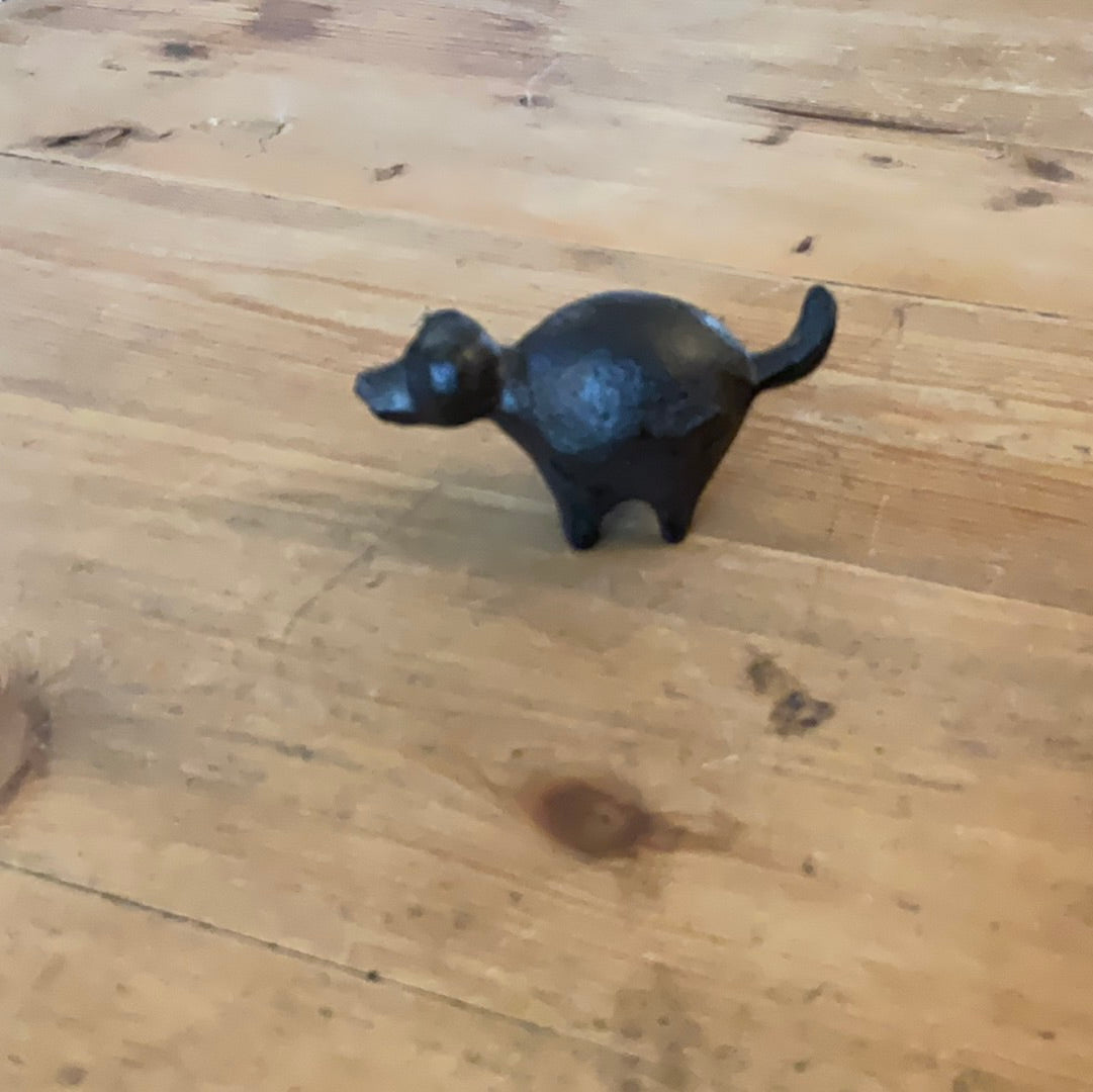 Miniature Cast Iron Dog