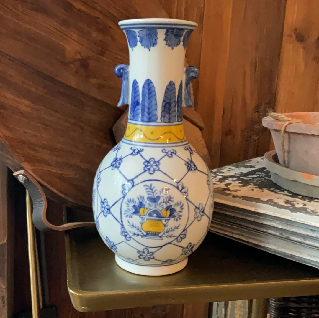 Blue Provençal Vase