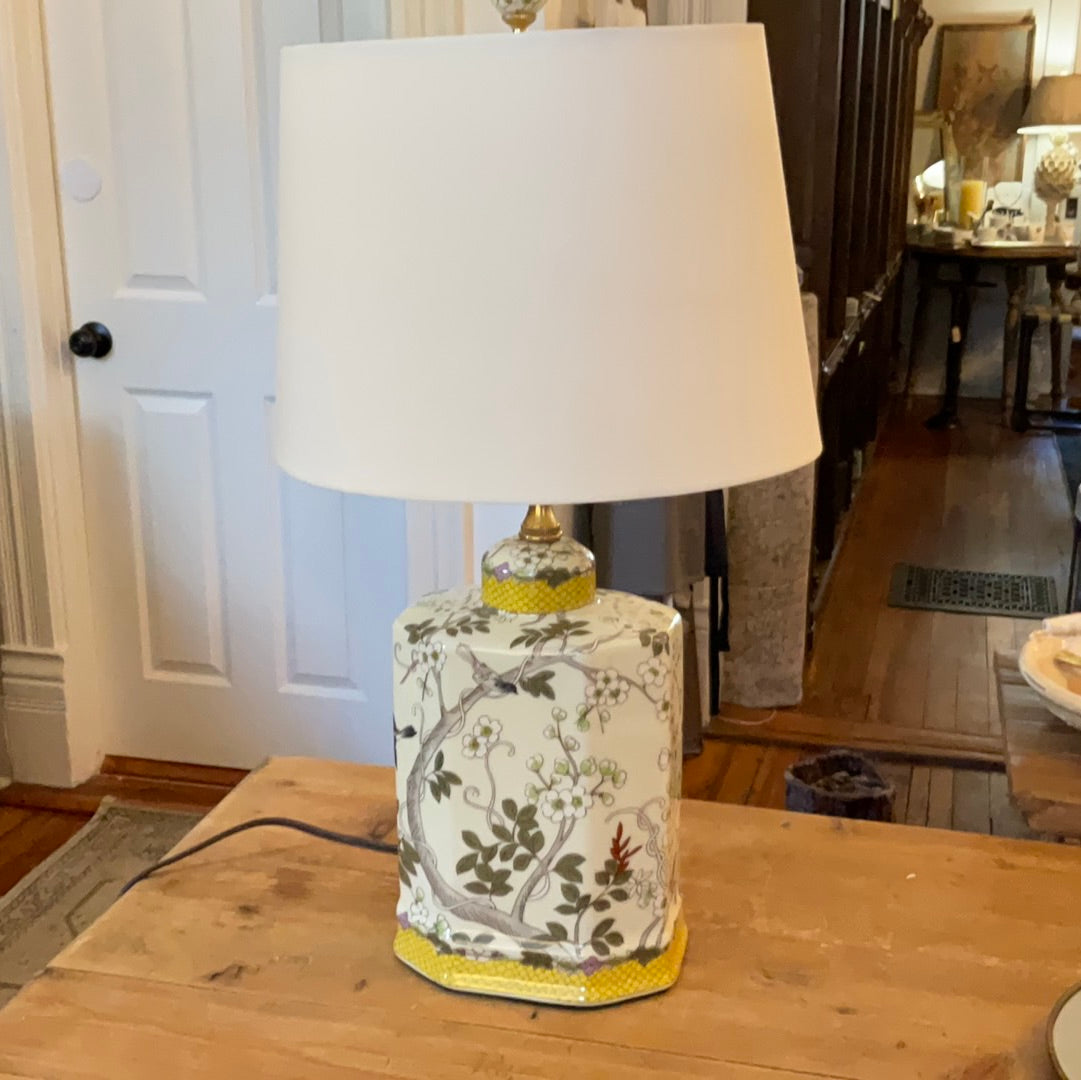 Dogwood Chinoiserie Accent Lamp