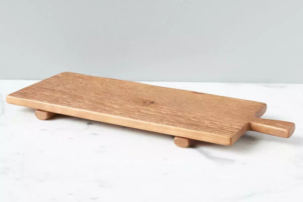 Wood Classic Footed Tray